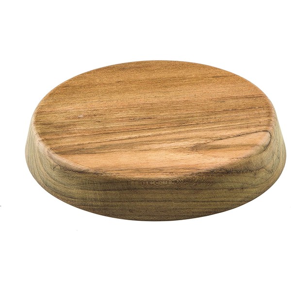 Whitecap Industries 60473 Canted Teak Winch Pad - 4-7/8" Top Diameter, 15° Angle