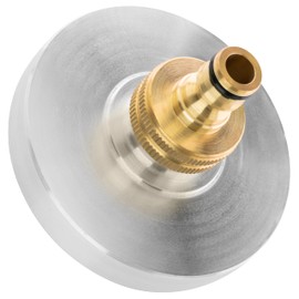 Poppstar C-Storz Coupling C-52 Fixed Coupling 1 Inch Male Thread, Fire Engine Coupling Made of Aluminium on Click System