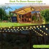 2Pcs 39.3FT 100LED Solar Powered LED Light Strings Beads Fairy