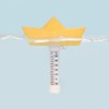 Balvi Pool Thermometer Paper Boat Colour Yellow Floating Origami Boat