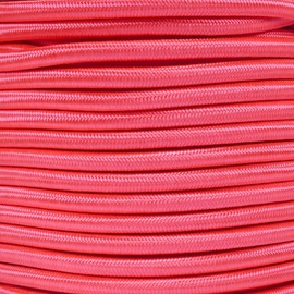Paracord Planet | 1/4 Inch Elastic Shock Bungee Cord Nylon Crafting Stretch String Rope | Made in The USA | Neon Pink, 50 Feet