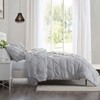 Nestl Light Grey Duvet Cover King Size - Pintuck King