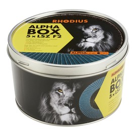 Rhodius 209317 LSZ F2 Box Flap Disc Diameter 125 mm Bore Diameter 22.23 mm Pack of 5