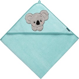Morgenstern Hooded Towel Baby Bath Towel Children's Towel 100 x 100 cm Terry Cotton Koala