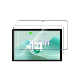 toergy for DOOGEE Tab E3 Max 14 Inch Tablet Screen Protector– Ultra Clear, 9H Hardness Anti-Scratch, Anti-Fingerprint, Bubble-Free & Ultra Resistant,2 Pack
