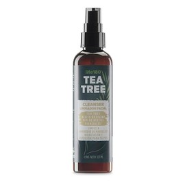 Limpiador Facial Life180 con Tea Tree, Aceite de Ricino, Mix de Aceites Esenciales, 120 ml