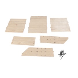 Bat House Handcrafted Weatherproof Corrosion Protection Wooden Bat Box for Outdoor Garden Wood