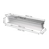 Single Phase SSR Heat Sink High Efficiency Solid State Relay