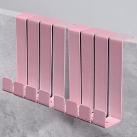 DEKAZIA® 8 Door Hooks Children's Room Pink | Door Coat Rack Children | Door Hooks for Hanging | Clothes Hooks Door Coat Hooks Door Coat Hooks Door Hooks Door Hanger