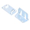 4PCS Bed Rail Brackets Portable Stainless Steel Bearing Strong Bed