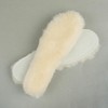 ADLNOSVY Sheepskin Insoles Natural Unisex Cozy Warm Durable Soft Sheep