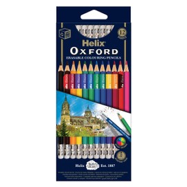 Helix Erasable Colouring Pencils (Pack of 12)