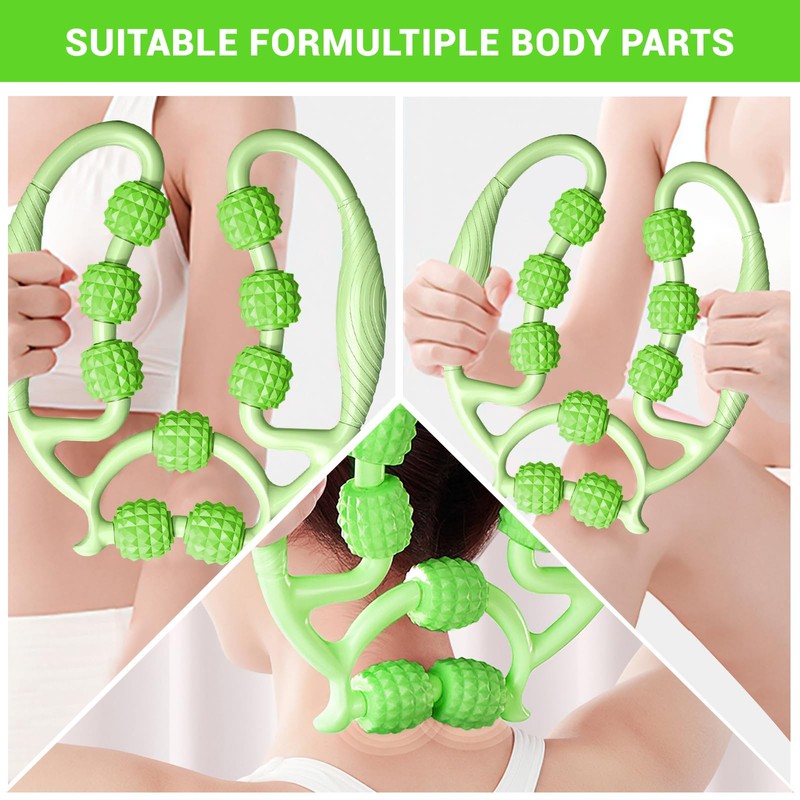 HYran Massage Roller, Massage Roller Legs, Massage Roller with Handle