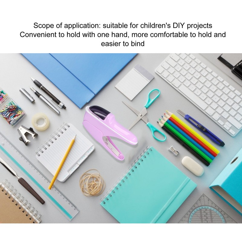 Stapleless Stapler Safe Environmentally Friendly ABS Stapling Machine for Office