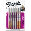 Sharpie Metallic Permanent Markers, Assorted, 6/Pack