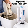 Dual Flush Toilet Tank Valve – Split Push Button Flush