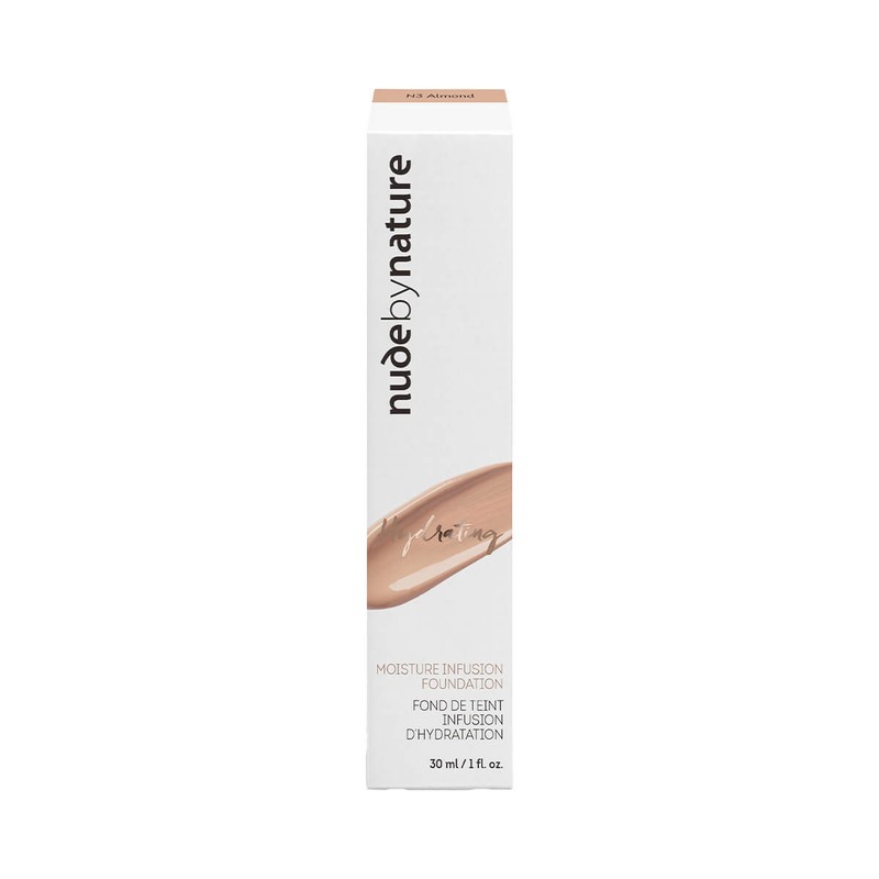 Nude By Nature Moisture Infusion Foundation, W4 Soft Sand 30ml