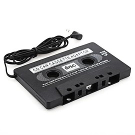 Hendel Hendel Universal Car Music Audio Cassette Tape aux Adapter Converter 3.5mm Plug (Black) Play Your Personal CD Player Through Your Cars Stereo