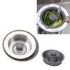 Kitchen Sink Drain Strainer Stopper Set Prevents Clogging 2 in