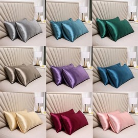Silk Pillowcase – 100% Silk Pillow Cover, Hair Beauty Silk Pillowcase