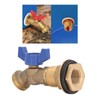 Brass Ball Valve Quarter Turn Water Tank Spigot Rain Barrel