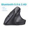 UGREEN Vertical Mouse Bluetooth 5.0 & 2.4G Wireless Ergonomic Mouse