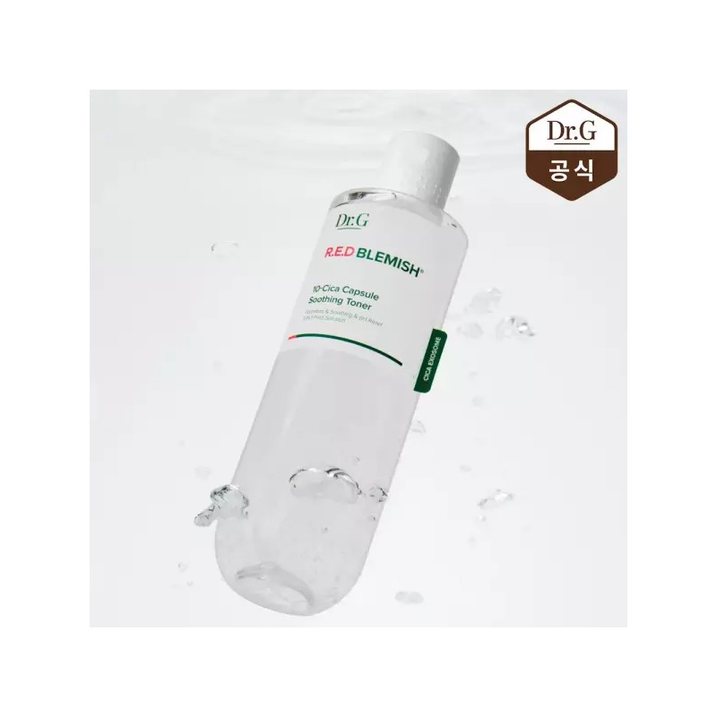 Dr.G 레드 블레미쉬 10-시카 캡슐 수딩 토너 300ml 1+1 Red