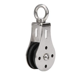 zalati 2.2" Silent Nylon Wheel with Metal Stand Gym Equipment Pull Down Weight Lifting Pulley Traction - Double Bearing