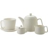 Classic Coffee & Tea Tower Tea Set, Natural Cream
