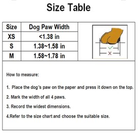 AblePet Dog Boots Waterproof Shoes Breathable Socks, with Anti-Slip Sole and Adjustable Magic Tape All Weather Protect Paws Only Fit for Small Dog(4Pcs)(Black, M)