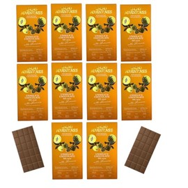 Cacao Adventures - Unmilk'd Chocolate Bar - Plant based milk chocolate | Dairy Free Milk Chocolate | Ceremonial Grade Cacao | Natural | Ethically Sourced Sustainably Grown | 1.76 Ounces (Pack of 10)