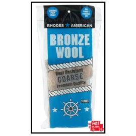 Homax Coarse Grade Bronze Wool Pads (3-Pack)