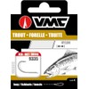 VMC Perfect Forelle rot gebundene Forellenhaken 120cm Vorfach, Größe:10