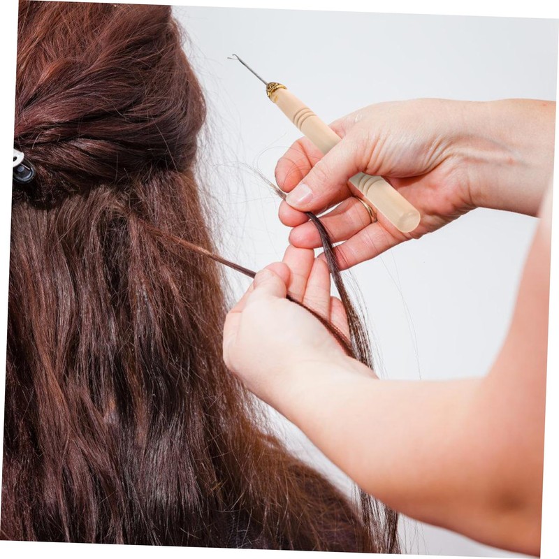 Healvian 3pcs Hair Extension Clip Grooming Kit Thread Pliers Loop