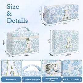 FODYNE Make Up Bag, Blue, B