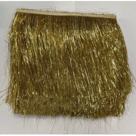 Unbranded TINSEL FRINGE 7 INCH SOLD BY 1 YARD GOLD