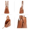 Lloyd Baker London Genuine Leather Backpack, Real Leather Backpack for