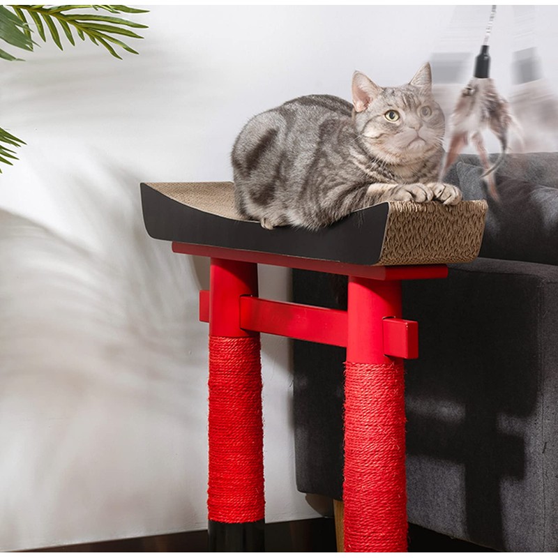 Whefory Retractable Cat Teaser Wand Toy, Cat Toys for Indoor