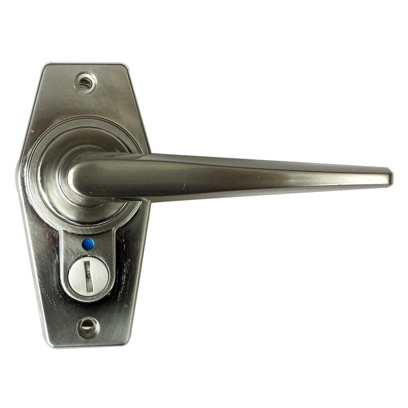 Kawaguchi Giken Home Lever Lock, Color: Nickel, HL-4N 表示錠 BS60