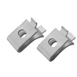 Helonge Pilaster Shelf Clips, 20 Pcs Metal Shelving Clips, Adjustable Shelf Support Clips Steel Shelf Brackets Metal Wire Rack Clips
