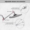 12-Inch Shower Head Extension Arm, Adjustable Shower Extension Arm, Stainless