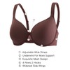 Airsong Lightly Lined Bras for Women Full Coverage Underwire Support