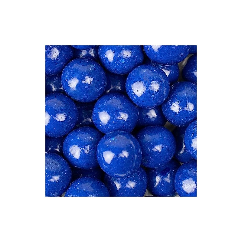 52 Pcs Blue Gumballs Candy - 1 Inch (14 oz)