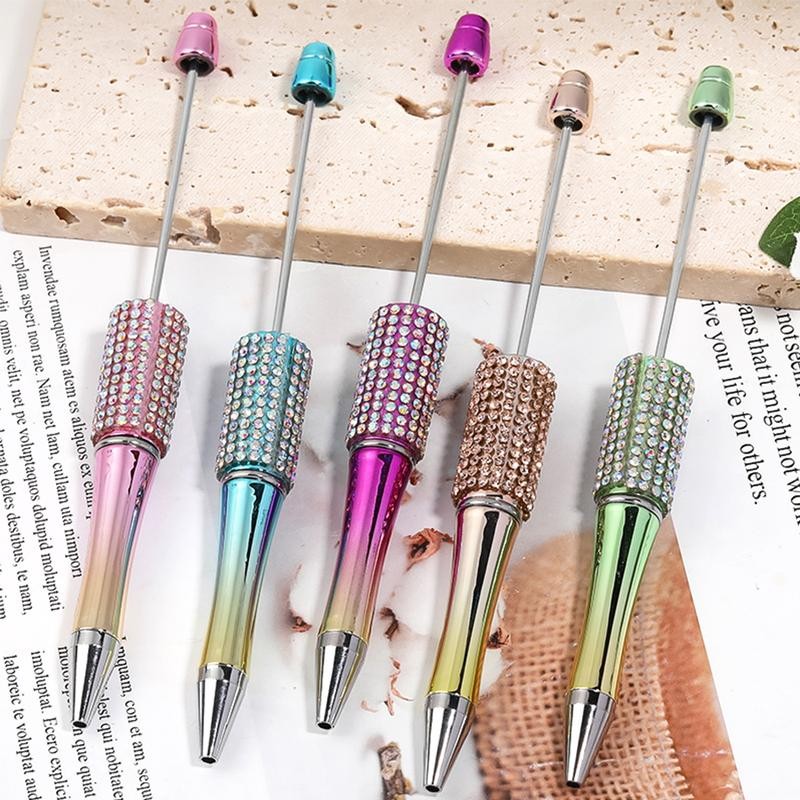 【P2】 (Pen has GAP on wrap) Qty 5 Standard Rhinestone