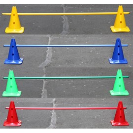 Training Hurdle – 2x Multi Cone: 30 cm, 1x Bar: 160 mm, Colour: Yellow