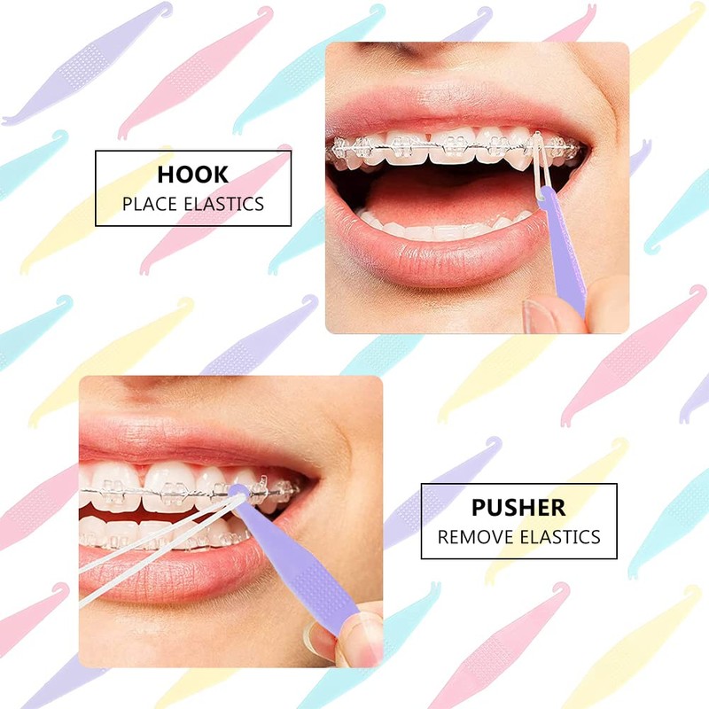 Orthodontic Elastic Disposable Plastic Braces for Braces Orthodontic Elastic Placer