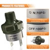 70-100 PSI Air Pressure Switch, 1/4" NPT Thread Air Compressor