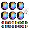 SIXDEFLY Wireless 16 Color Changing LED Puck Light 6 Pack