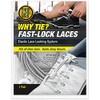 SHOE GEAR Why Tie Fast Lock Laces Gray