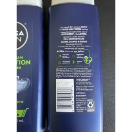 2x Nivea Men Maximum Hydration Body Wash  With Aloe 16.9 Fl Oz Ea New